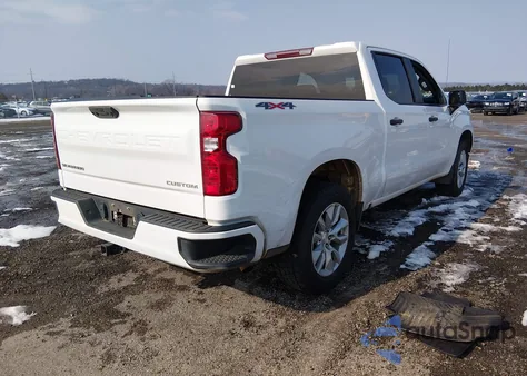 2023 Chevrolet Silverado 1500 4Wd Short Bed Custom from USA, damaged, VIN 3GCPDBEK3PG110376